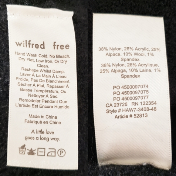 Aritzia Wilfred Free Aronson Sweater Black - Picture 9 of 9